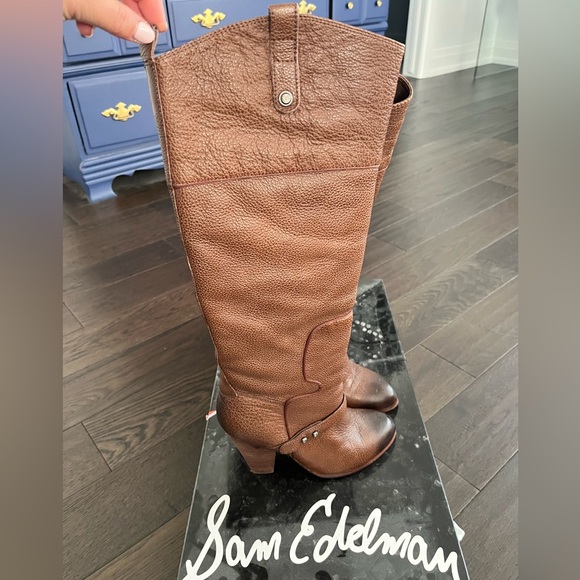 Sam Edelman naharra boots in brown size 7.5 - Picture 3 of 6